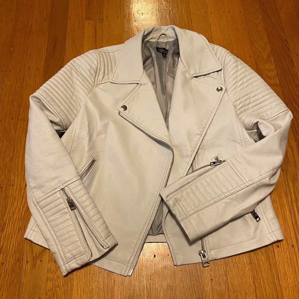 White Leather Jacket